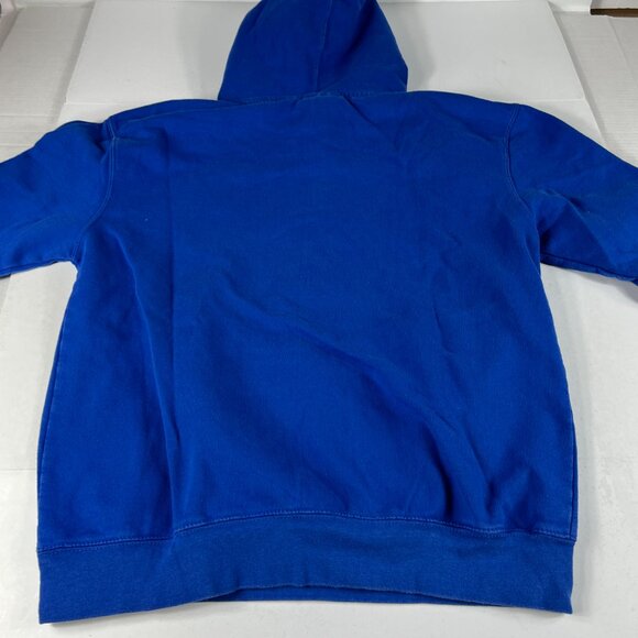 Y2K Duke Blue Devils Sweatshirt Adult Medium Blue Faded Pullover Hoodie - Picture 11 of 16